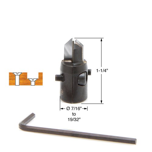 Amana Tool20200 Dicount Adjustable Countersink for Drills 3/32-9/32 Shank, For Wood