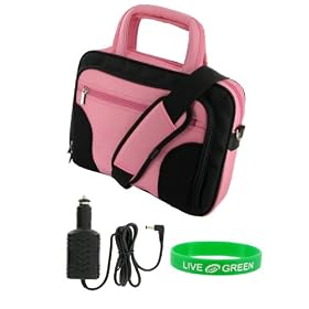 Acer Aspire One AO751h 1893 11.6 Inch Deluxe Netbook Carrying Case and 12v Car Charger Adapter Acer Aspire One AO751h-1893 11.6-Inch Deluxe Netbook Carrying Case and 12v Car Charger Adapter -