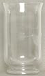Individually Hand Etched Hummingbird Glass Candle Shade 11"H