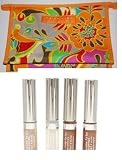 Clinique lip gross gift set-fireberry,bamboo pink, air kiss,currant(travel size)