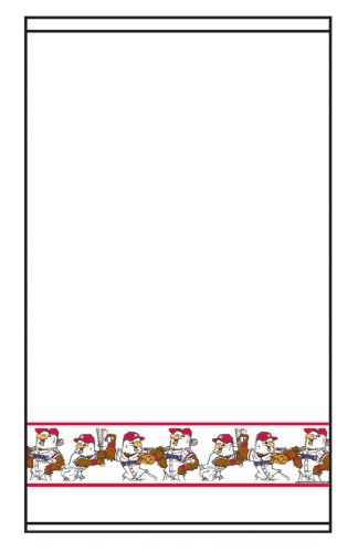 Roller Shades MLB Washington Nationals Mascot Border - White Background 0579_0009