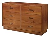 Youth Contemporary Sunny Pine Finish Bedroom Dresser