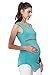 Sweet Mommy Bamboo Simple Maternity and Nursing Long Tank Top GREENMOM
