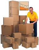 Single Wall Brown Cardboard Box 305L x 229W x 229H - Pack of 25 - ASW12