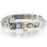 Dangle Archie Mixed Comics Licensed Italian Charms Bracelet Link