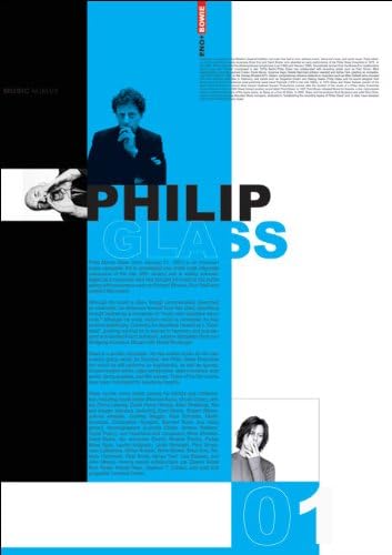 NAXART PHILIP GLASS Premium Poster Print 19"x27"