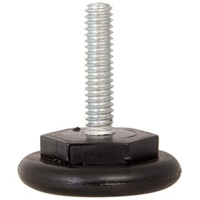1.38 dia., 5/16-18 thds., 1.94 Lg., Adjustable Glide, style 1 (1 Each): Industrial &amp; Scientific