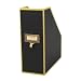 Cargo Atheneum Magazine File Box, Black, 11 by 10 by 4-Inch