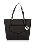 Michael Kors Bolso asa al hombro Jet Set Item Lg (Negro)