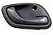 PT Auto Warehouse SZ-2576G-RH - Inside Interior Inner Door Handle, Gray - Passenger Side