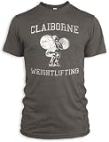Vintage Distressed Claiborne Weightlifting Tri-Blend T-Shirt