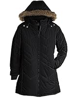 totes Chevron Quilted Coat