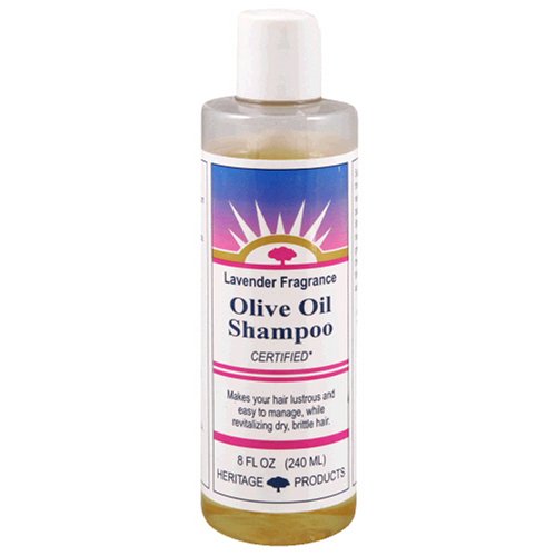 Heritage Products Shampoo, Olive Oil, Lavender Fragrance, 8-Ounces (Pack of 3) by Heritage Store