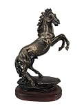 Bronzed Paint Horse Collectible Pony Decoration Colt Figurine Statue