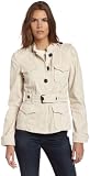 Sanctuary Clothing Womens Belted Uniform Jacket, Stone, Large