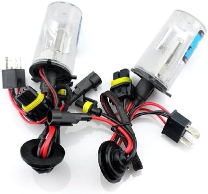 Car HID Xenon Single Beam Lights Bulbs Lamps LH4 6000K Diamond White (12V,35W) - 1 Pair