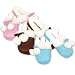 PJ Salvage Pom Pom Microsuede Clog Slippers