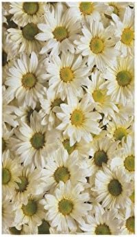 Daisy Design Custom Beach Hotel Travel Washcloth Hand Towel Warmer Soft and Comfortable 80% Polyester 20% Cotton, (16" x 28")