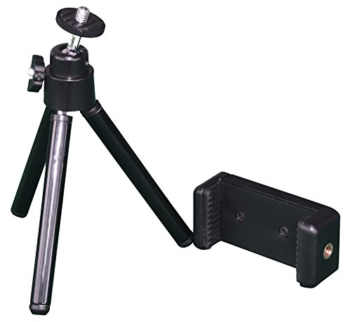 Mini tripod with iphone, galaxy, lg cell phone tripod h…