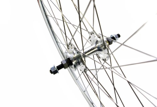 700c Flip Flop Single Speed Fixie Fixed Wheelset Silver