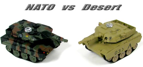 Childrens Toyshop  Toys : Infra-Red Vs Tank Battle Pack