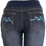 Dark Blue Maternity Bootcut Jeans