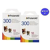 Buy 2 Pack Of Polaroid PIF-300 Instant Film for 300 Series Cameras + DBRoth Micro... by Poloroid