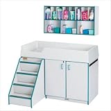 Jonti-Craft 5140JC005 Rainbow Accents Diaper Changer Combo