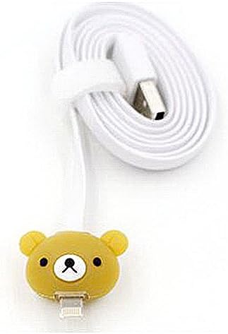 AOBOO LED Light USB Cable, Data Sync and Charge Compatible Cute Cartoon USB Cable for Apple iPhone 6/ 6 Plus/ 5/ 5S/ 5C, iPad 4G, iPad mini, and iPod Nano 7G