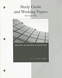 Study Guide and Working Papers for Use With Modern Advanced Accounting (10th Ed.)