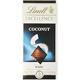 Lindt Chocolate Lindt Excellence Dark Coconut Bar, 3.5 Ounce