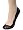 Doublju Doublju Womens Hidden Liner with Non-skid Patches in Lace Fabric BLACK (KWA020)