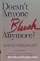 Doesn't Anyone Blush Anymore?: Reclaming Intimacy, Modesty, and Sexuality