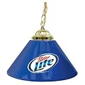 Miller Lite Single Shade Bar Lamp - Blue (14")