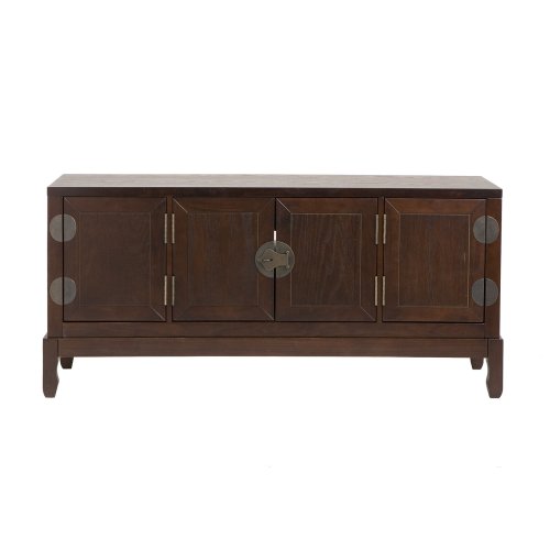 SEI Dynasty Espresso Media Cabinet On Sale