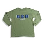 Mis Tee V-Us - Boys Long Sleeve Tee, Olive