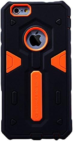 SPJ: Apple iPhone 6 - 4.7" Hybrid Heavy Duty Double Protection Hard Cover Shockproof Case (Orange)