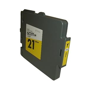 【クリックで詳細表示】リコー GC21Y イエロー (Mサイズ) (515630) 互換インクカートリッジ