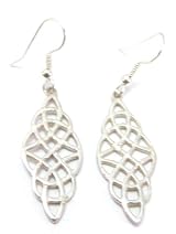 Sterling Silver Traditional Celtic Earrings