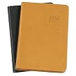 2010 World Diary, 5 Language Datebook, Genuine Calfskin Leather, 8"