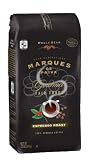 Marques De Paiva Espresso Roast, Fair Trade Certified, Whole Bean Coffee 12-Ounce Bags (Pack of 4)