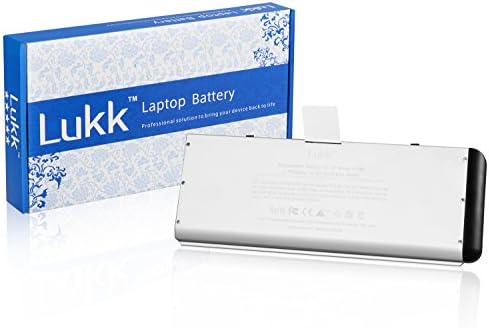 Lukk A1280 Laptop Battery for Apple A1278 [2008 Version] MacBook 13"- Aluminum Unibody [Perfectly Fit] Color Finish as Original + 18 Months Hassle-Free Warranty [Li-Polymer 6-cell 4200mAh/45Wh]