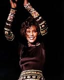 WHITNEY HOUSTON 16X20 STRETCHED CANVAS PRINT