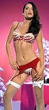 Sexy Candy Cane - Women's Sexy Christmas Costume Lingerie Outfit
