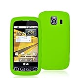 Electromaster(TM) Brand - Neon Green Silicone Rubber Gel Soft Skin Case Cov ....
