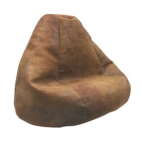 Soft Leather Luxe Bean Bag