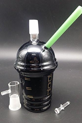 Dabuccino Limited Glass Oil Rig -Gold/Black- (18mm) Male. Ships from USA!