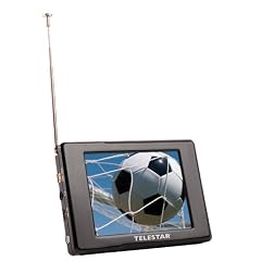 Telestar DIGIPORTY 35 Tragbarer DVB-T Fernseher mit 8,9 cm (3,5 Zoll) TFT LCD Display, integrierter Akku, schwarz