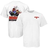 Nebraska Cornhuskers White Helmet Pile T-shirt