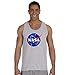 NASA Logo Tank Top Shirt Space Shuttle Rocket Science Geek Tee